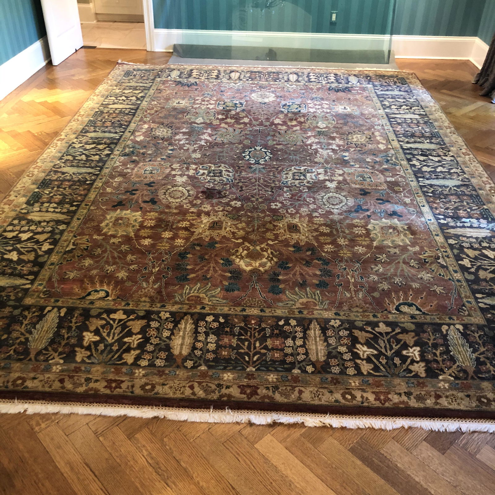 Hand Woven Mid 20th C. Oriental Rug (1 of 4)