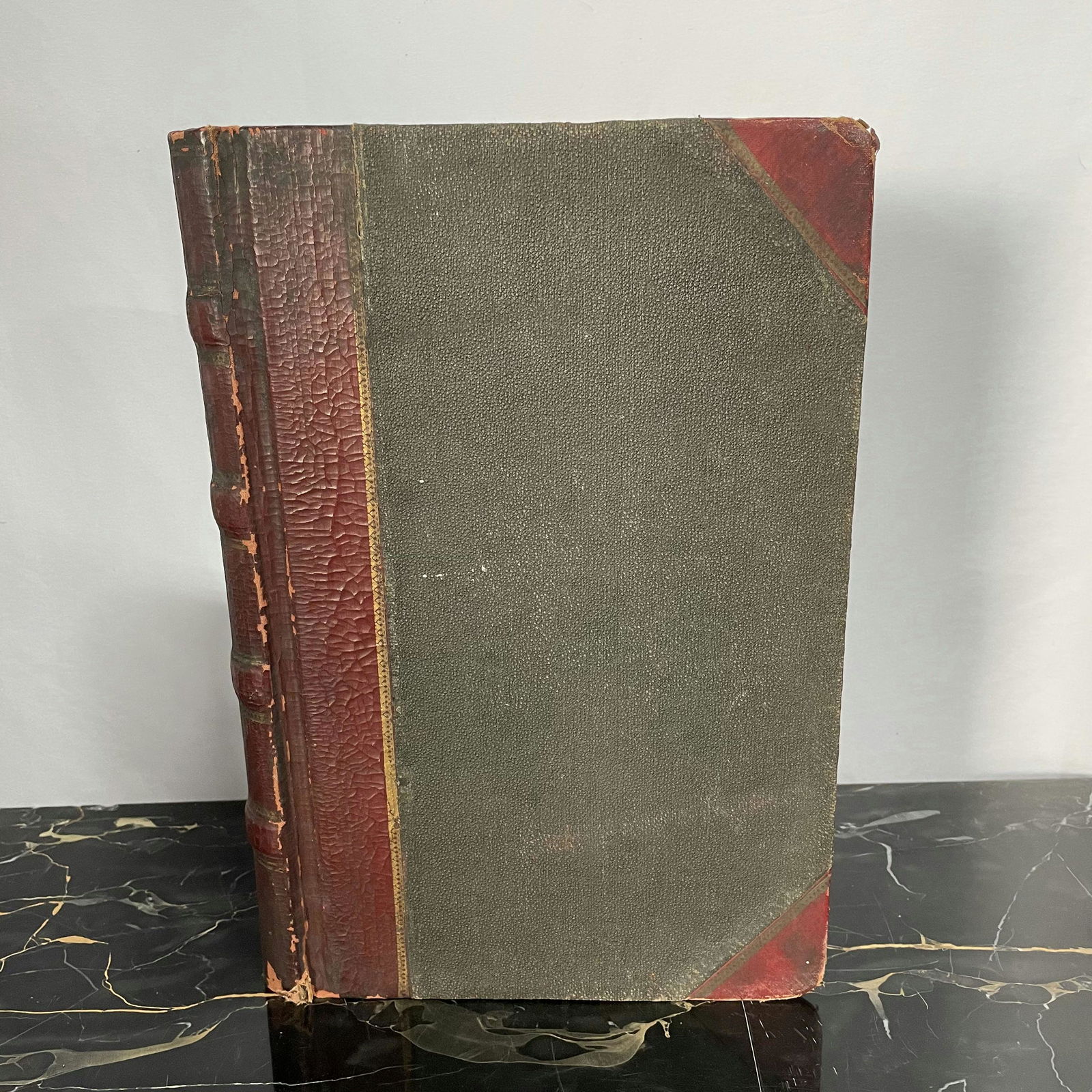 Early 20th Century Leather Bound Ledger (1 of 7)