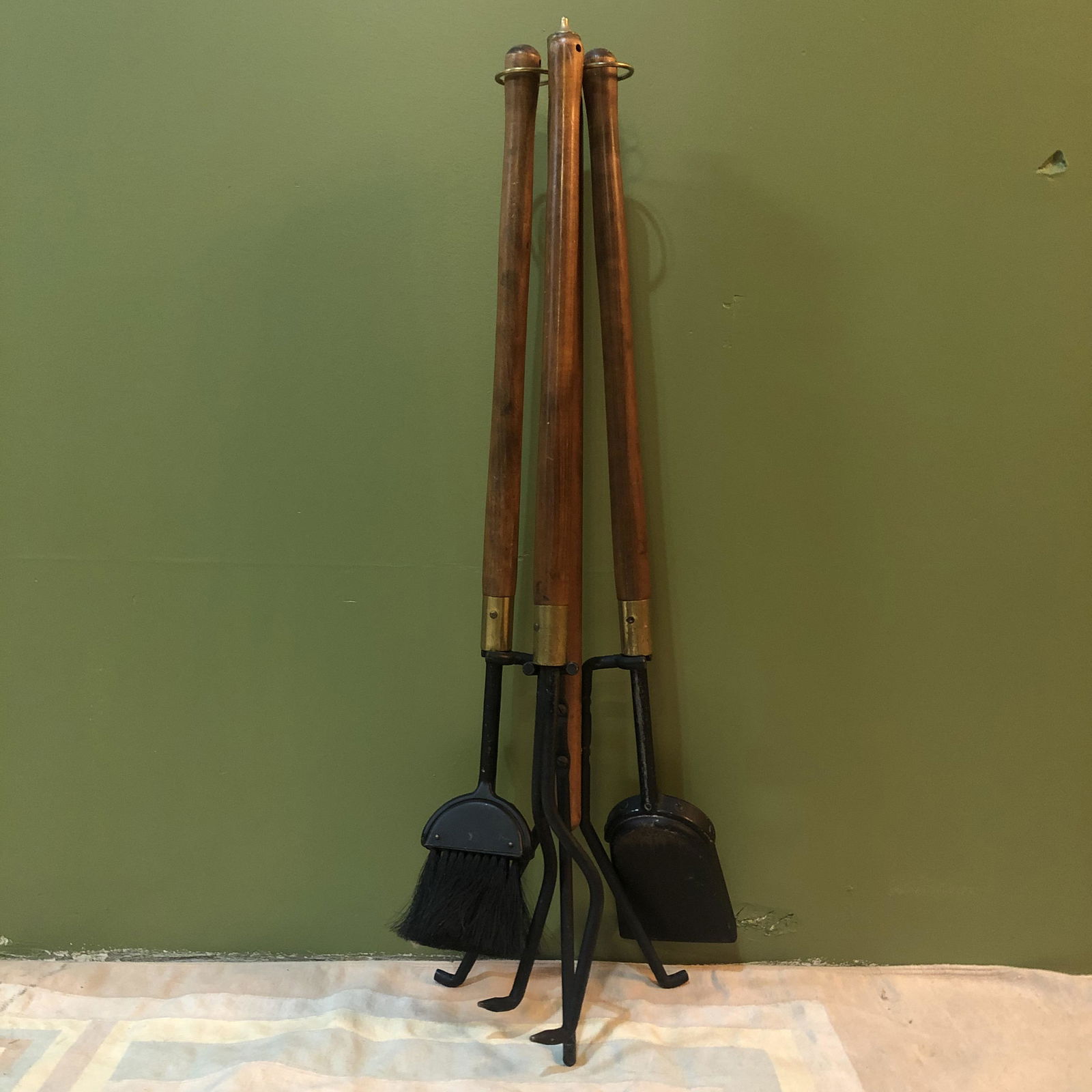 Mid Century Modern Fireplace Tool Set Seymore MFG. (1 of 4)