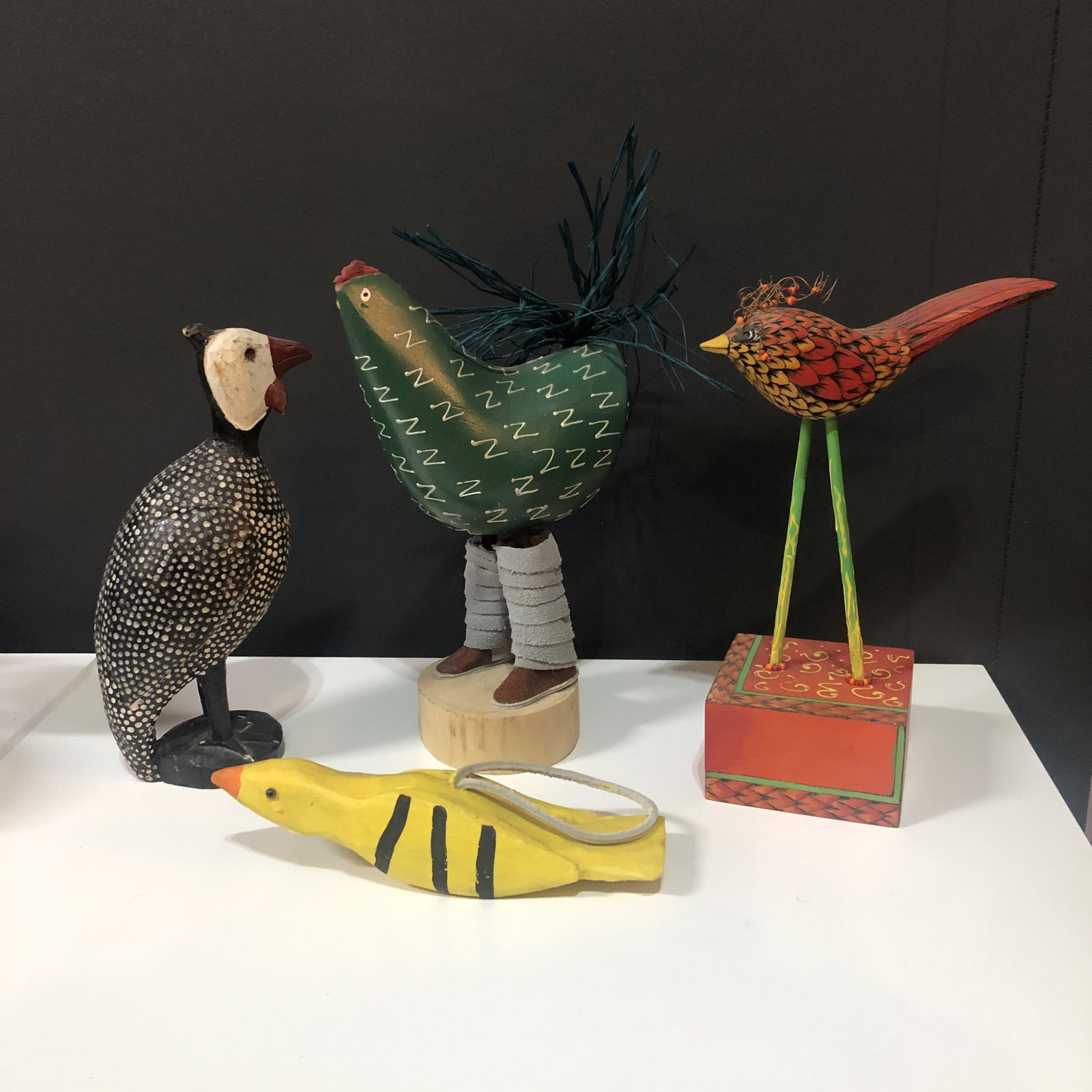 Collection Post Modern Folk Art Birds (1 of 4)