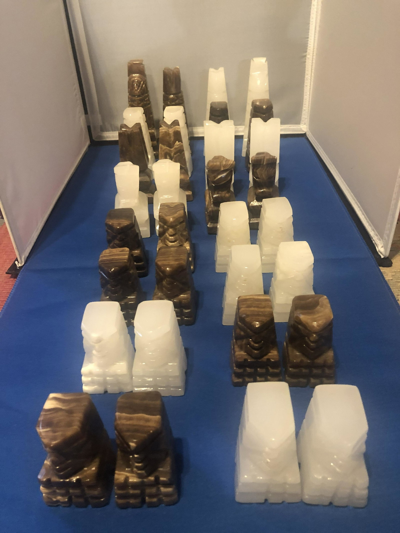 Assorted Chess Set: King: 6in T