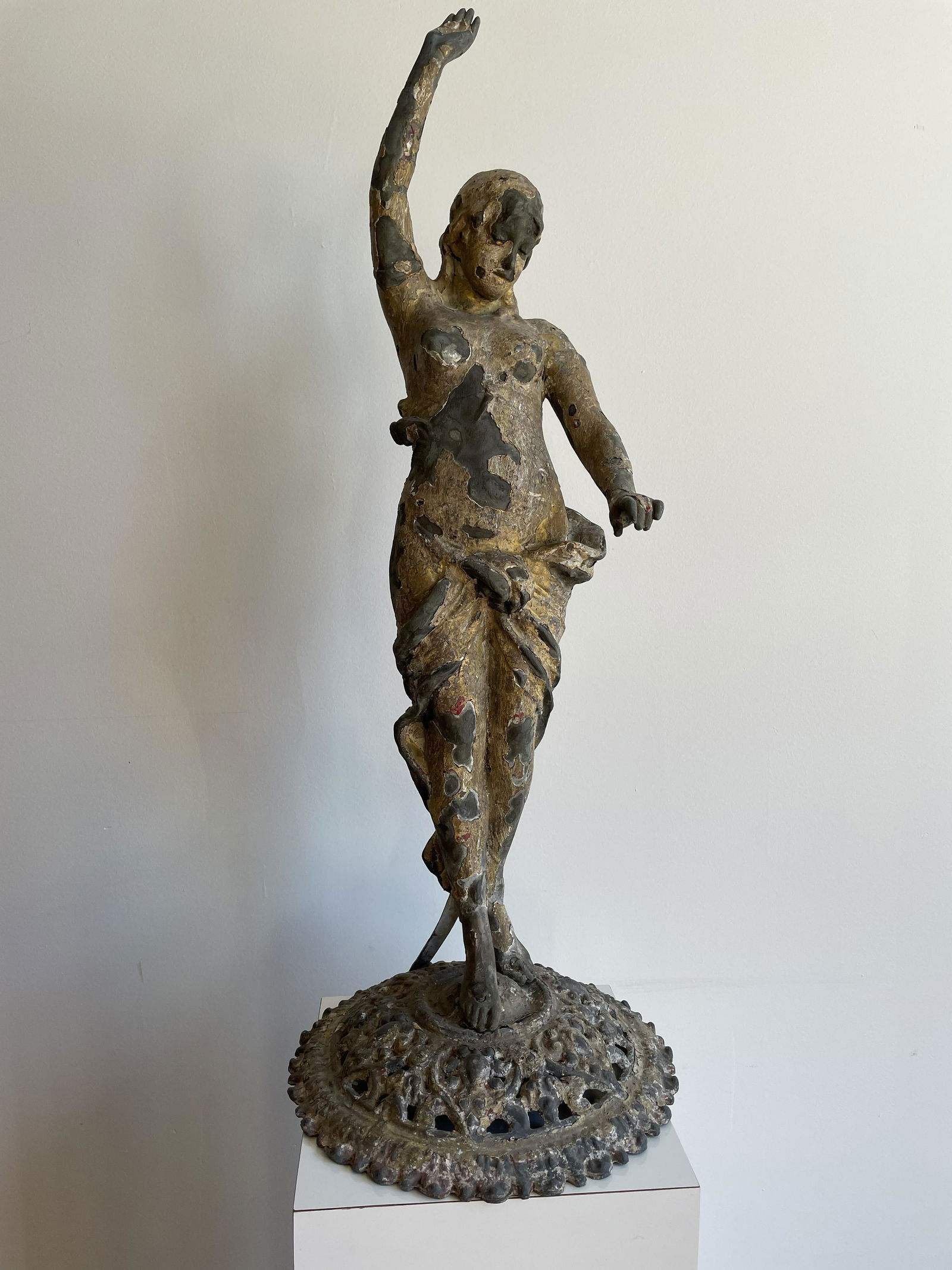 19th C. Victorian Figural Lady Statue (1 of 6)