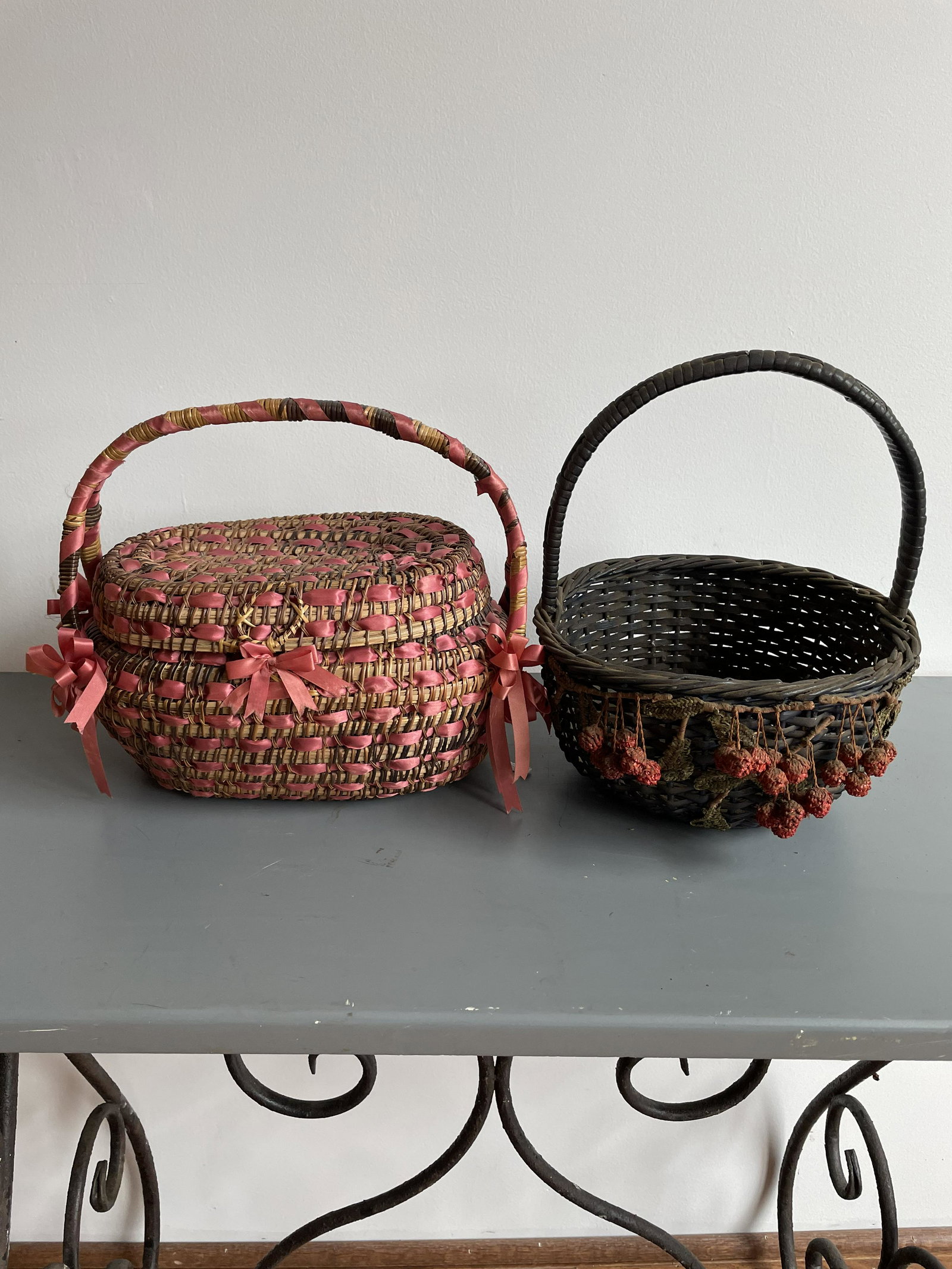 Pair French Baskets: Good condition