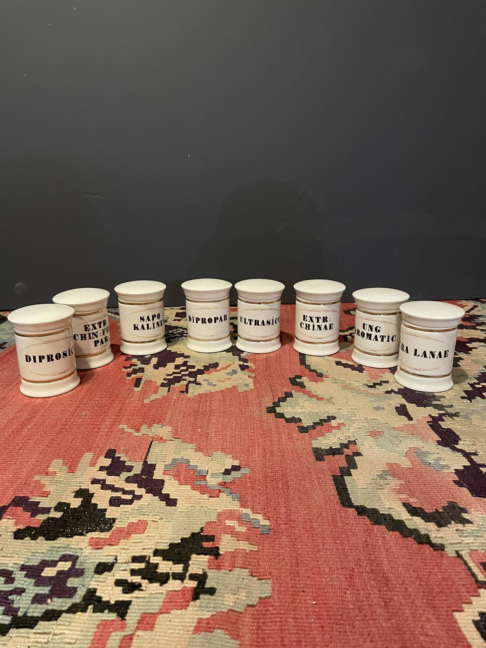 Porcelain Apothecary Set (1 of 4)
