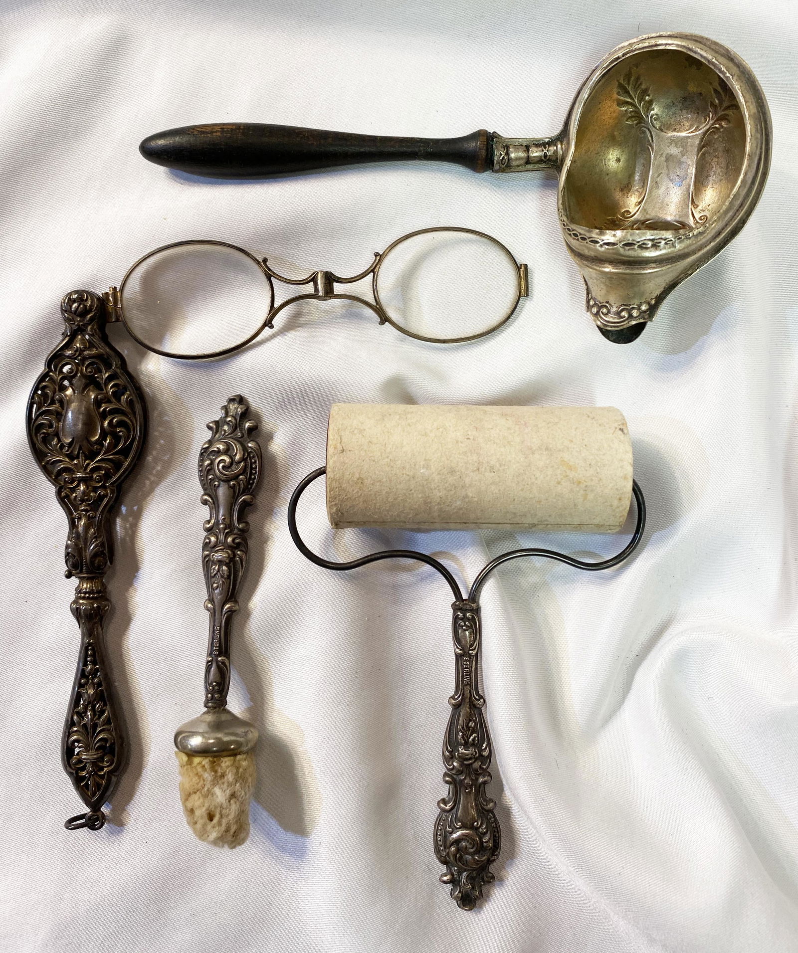 Collection Victorian Sterling Eyeglasses Blotter and (1 of 4)