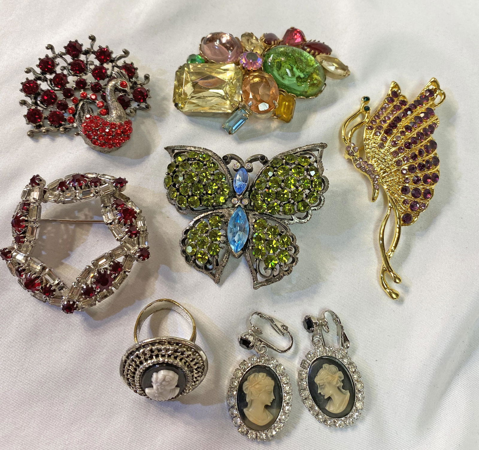 Vintage Rhinestone Jewelry Collection Hobe Weiss (1 of 3)