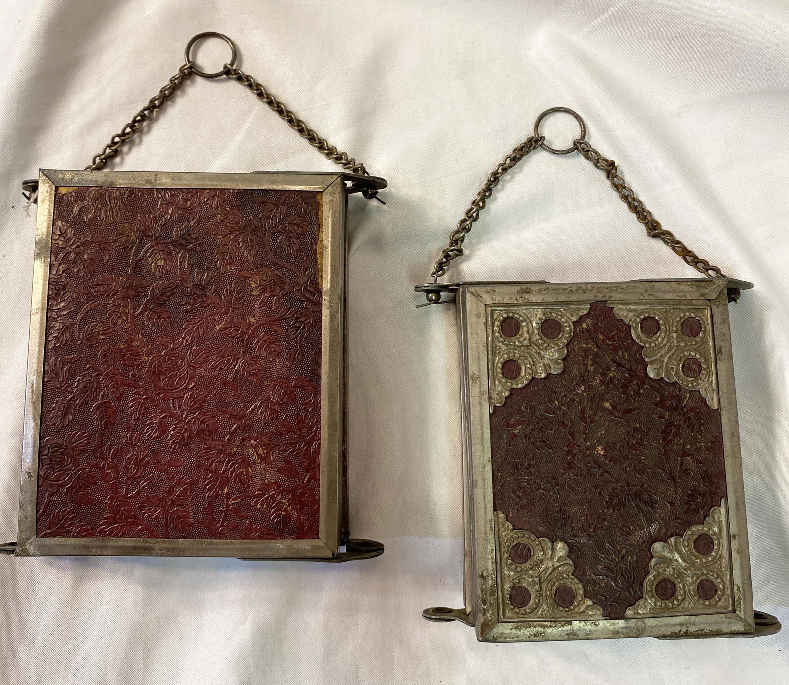 2 19th C Victorian Tri Fold Mirrors (1 of 4)