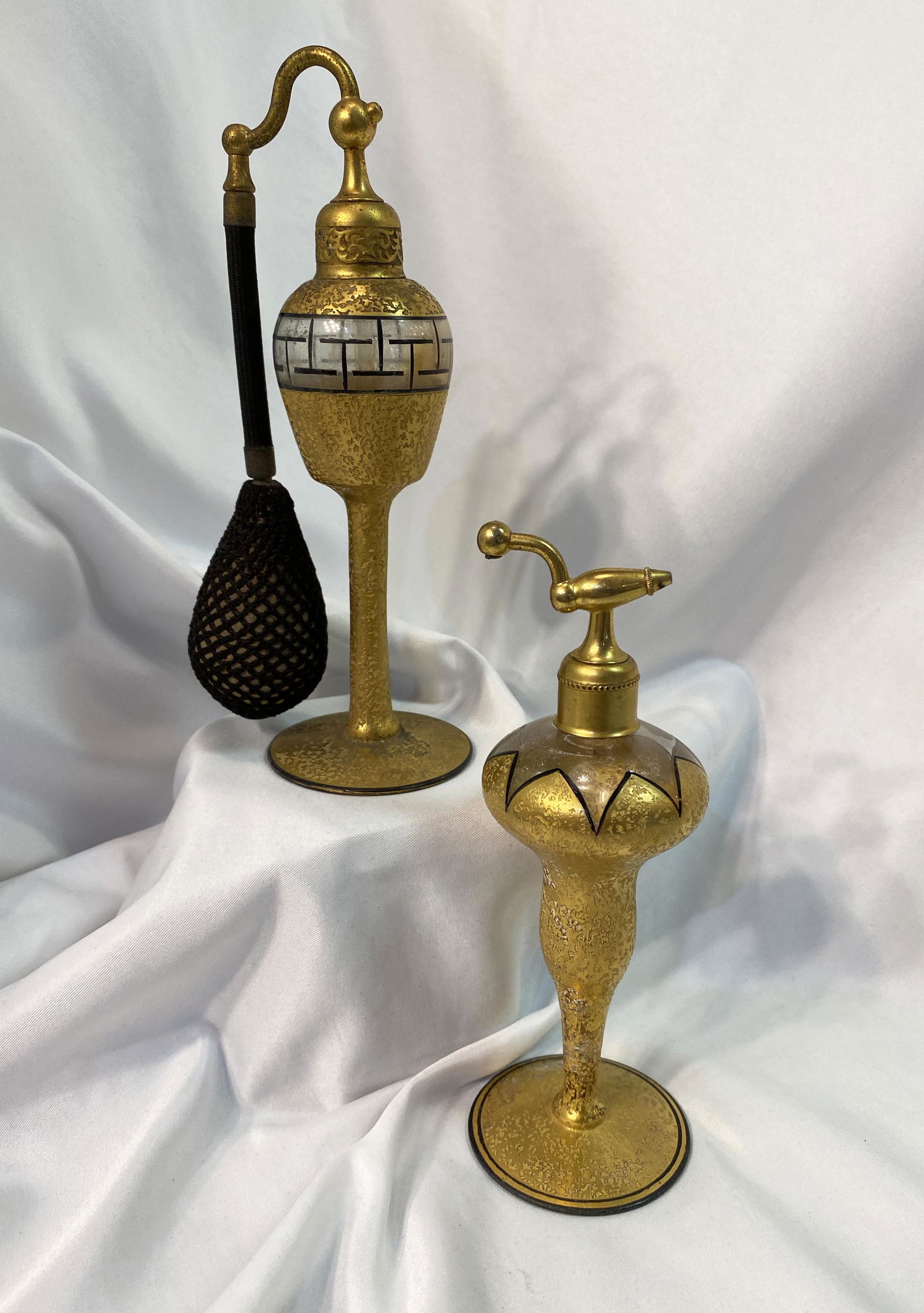 2 1920's Devilbiss Perfume Bottle Atomizers (1 of 1)