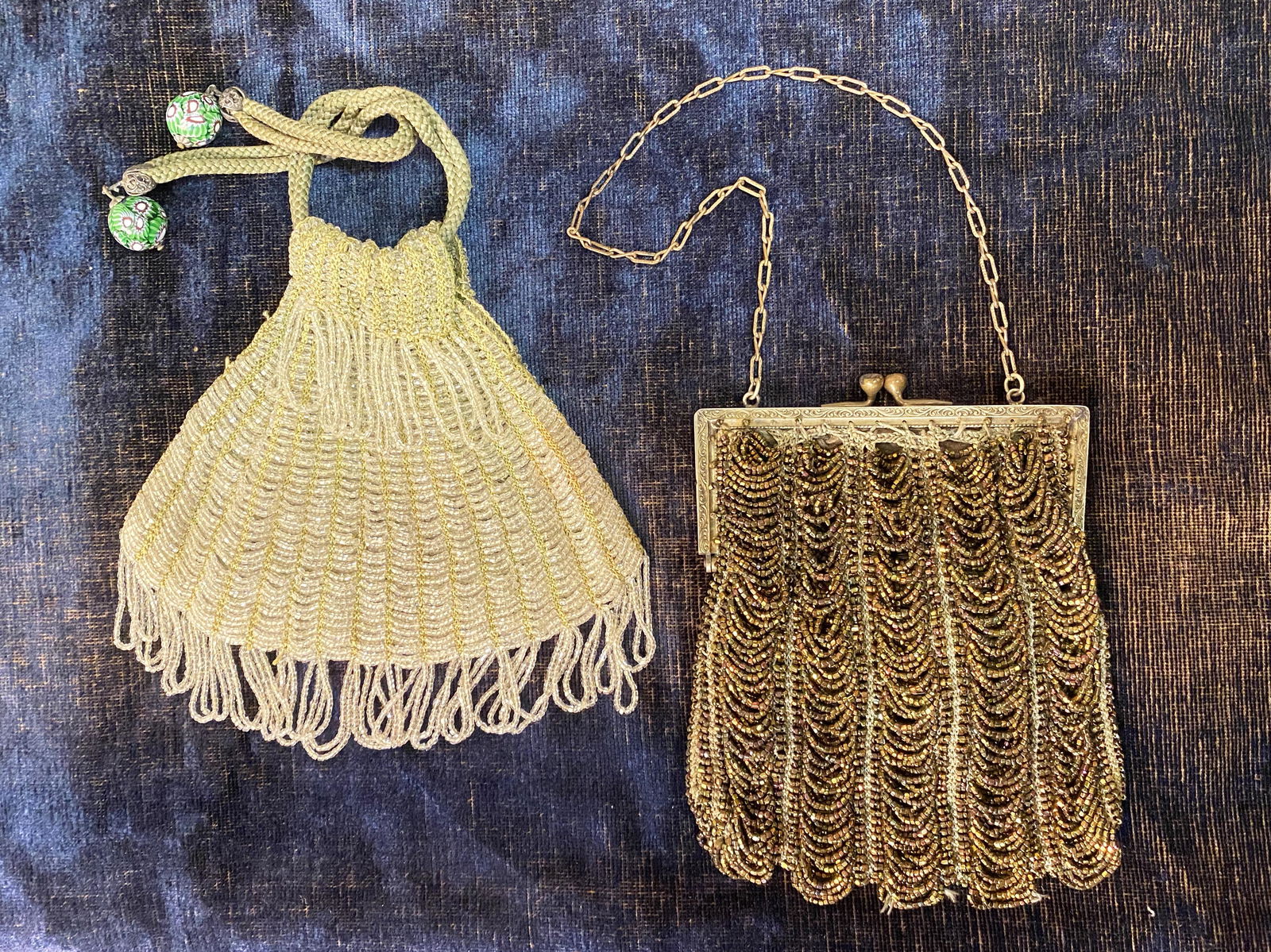 2 Art Deco flapper Beaded Purses (1 of 3)
