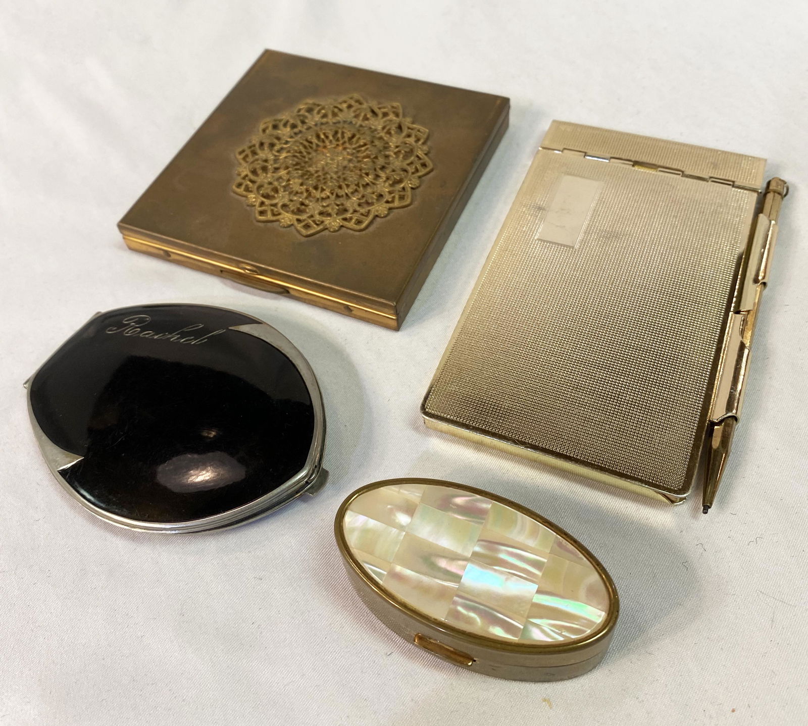 Collection Art Deco Max Factor etc. compacts notebooks (1 of 3)