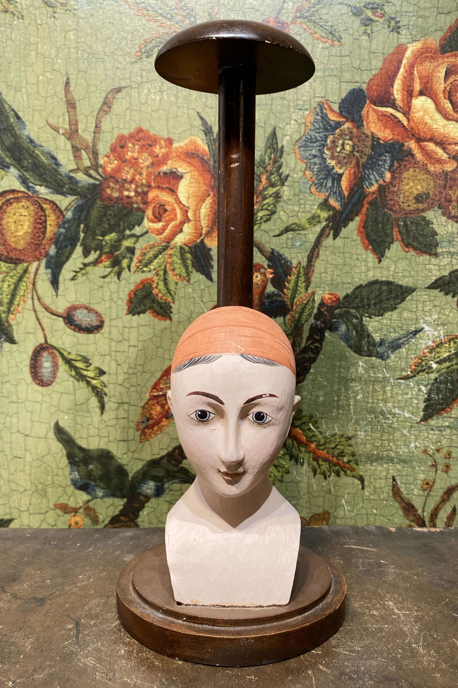 Victorian Figural Paper Mache Hat Stand (1 of 2)