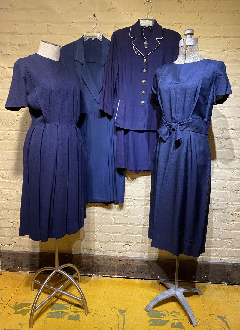 Collection 4 WW2 Ladies Vintage Dresses (1 of 4)