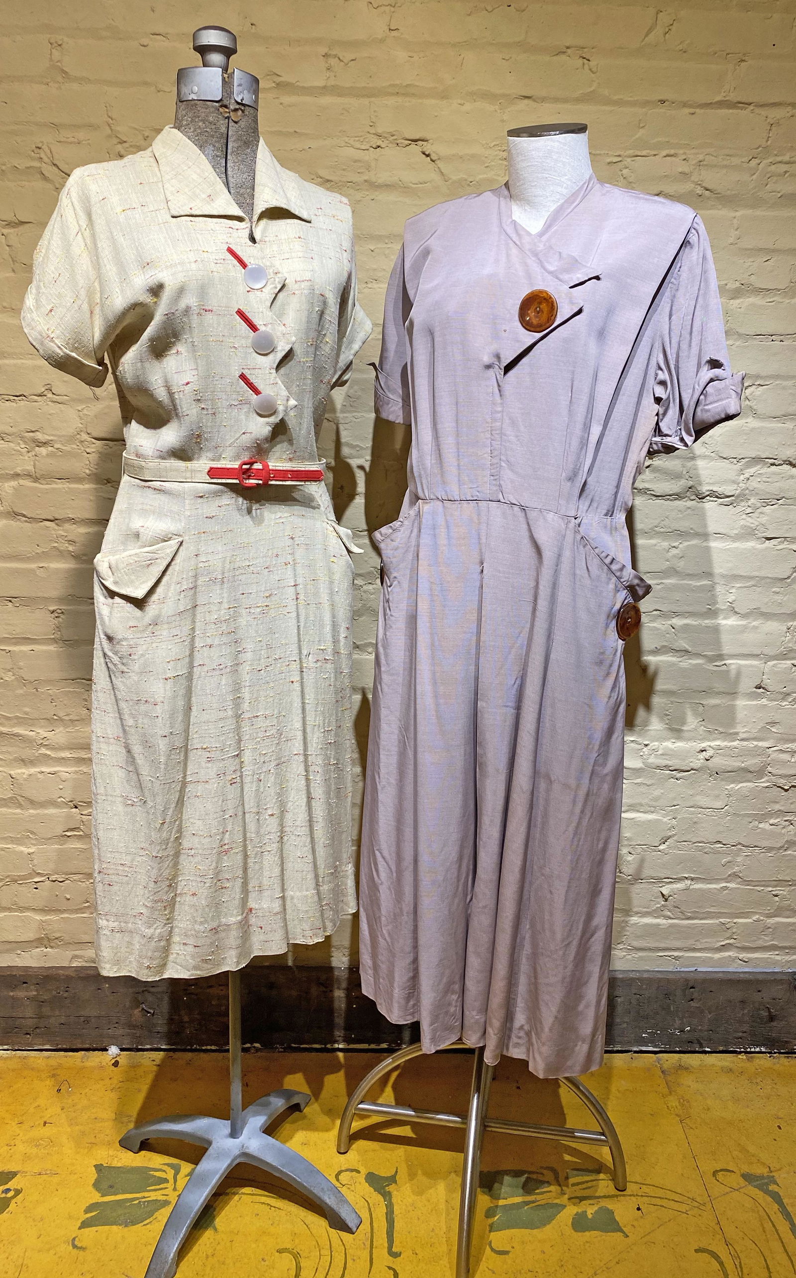 2 Vintage Ladies Mid Century Dresses Jack Mann Original (1 of 2)