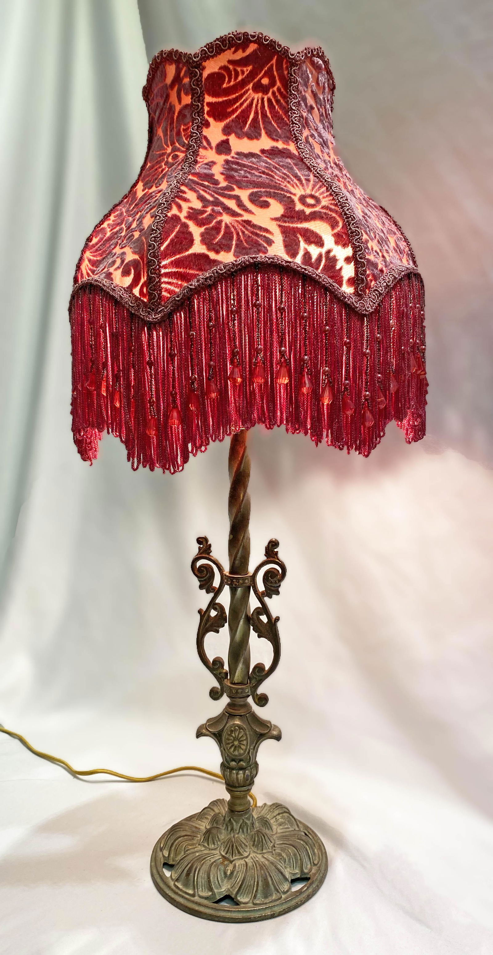 Early 20th c Ornate Table Lamp (1 of 4)