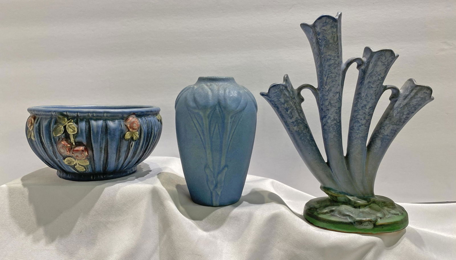 3pc Pottery Weller Van Briggle (1 of 5)