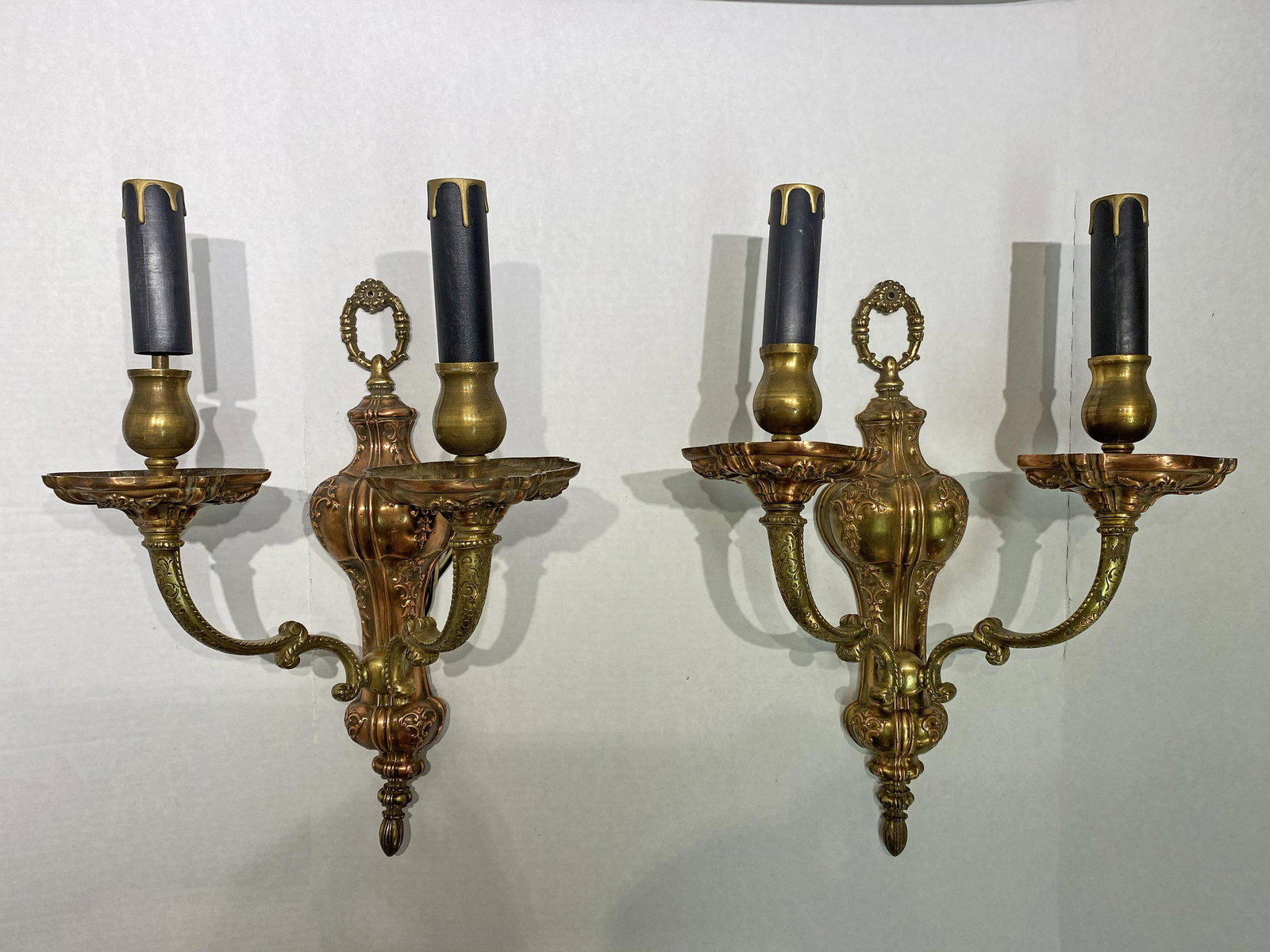 Pair Ornate Victorian Sconces (1 of 3)