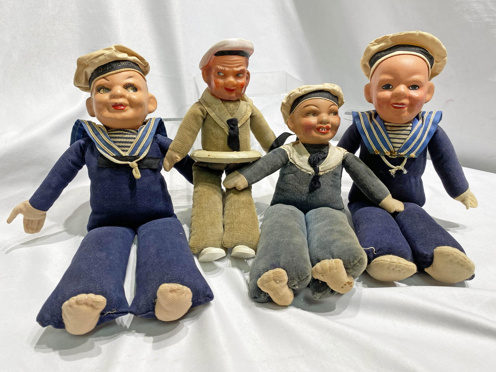 Collection Norah Wellings Souvenier Sailors: 12 in tall at tallest