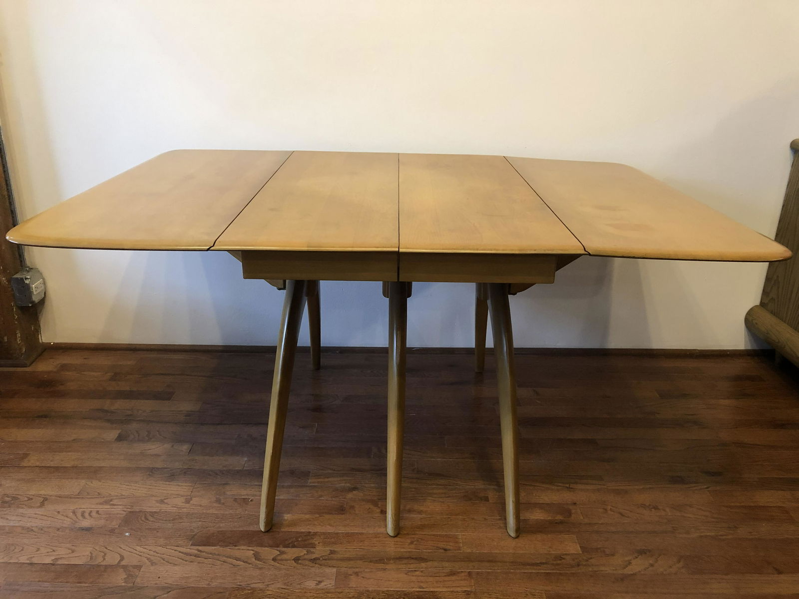 Heywood Wakefield Wishbone Dining Table dropleaf (1 of 8)