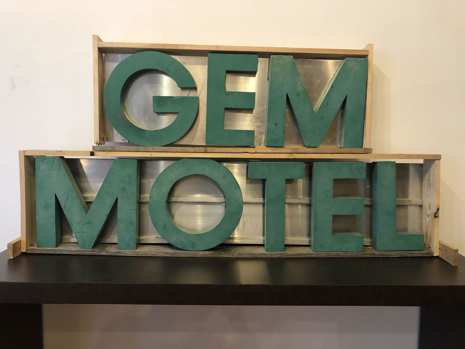 Original Gem Motel Sign vintage advertising (1 of 3)