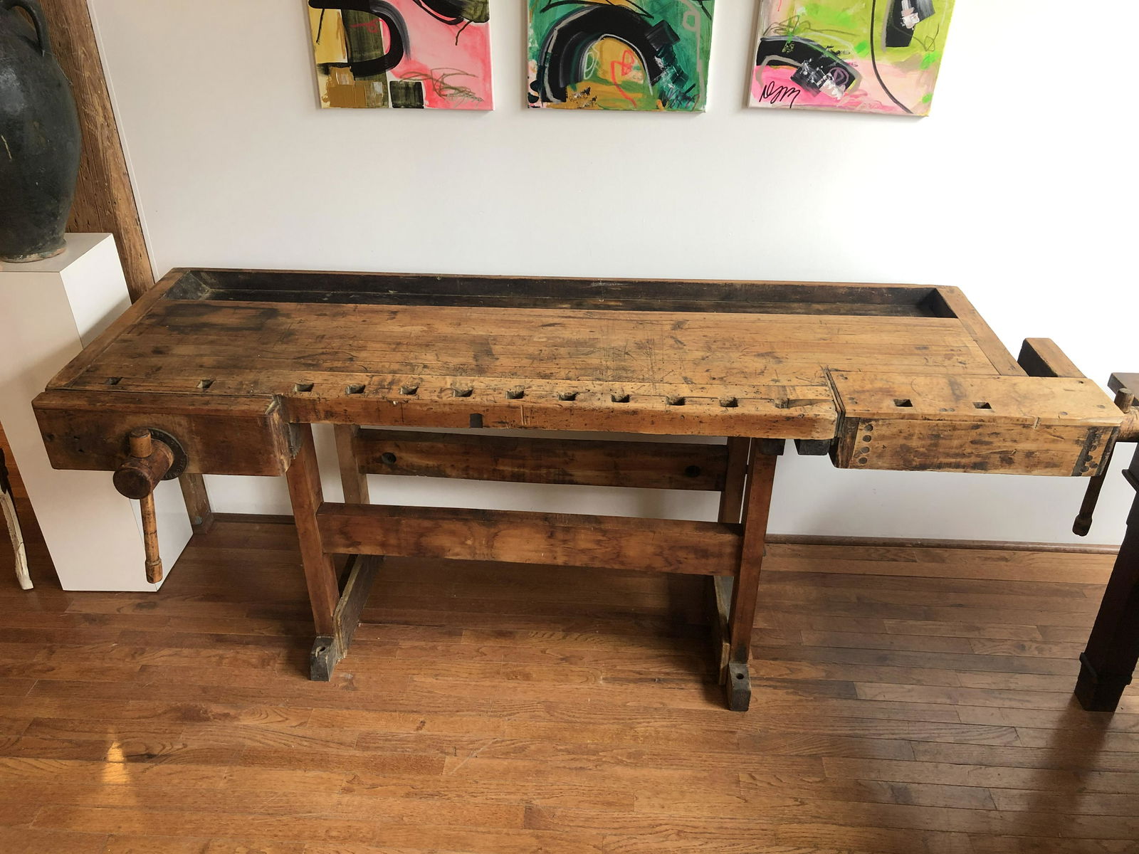 Antique Carpenters Work Bench Early 1900's (1 of 7)