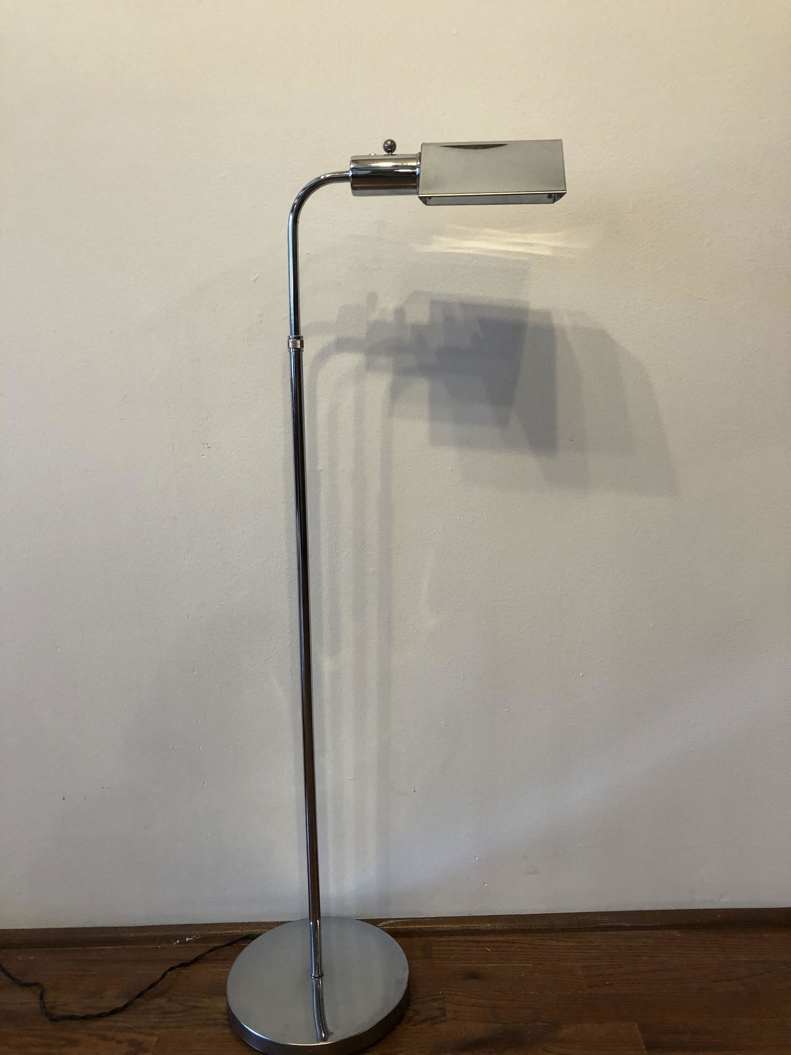 Koch and Lowey Chrome Adjustable Floor Lamp (1 of 4)