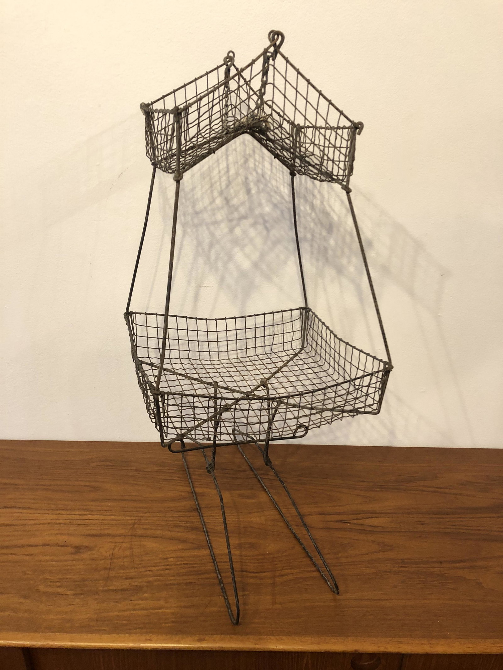 Early 1900: stands or hangs out of a general store from NYC 31 in tall 13in by 11 in