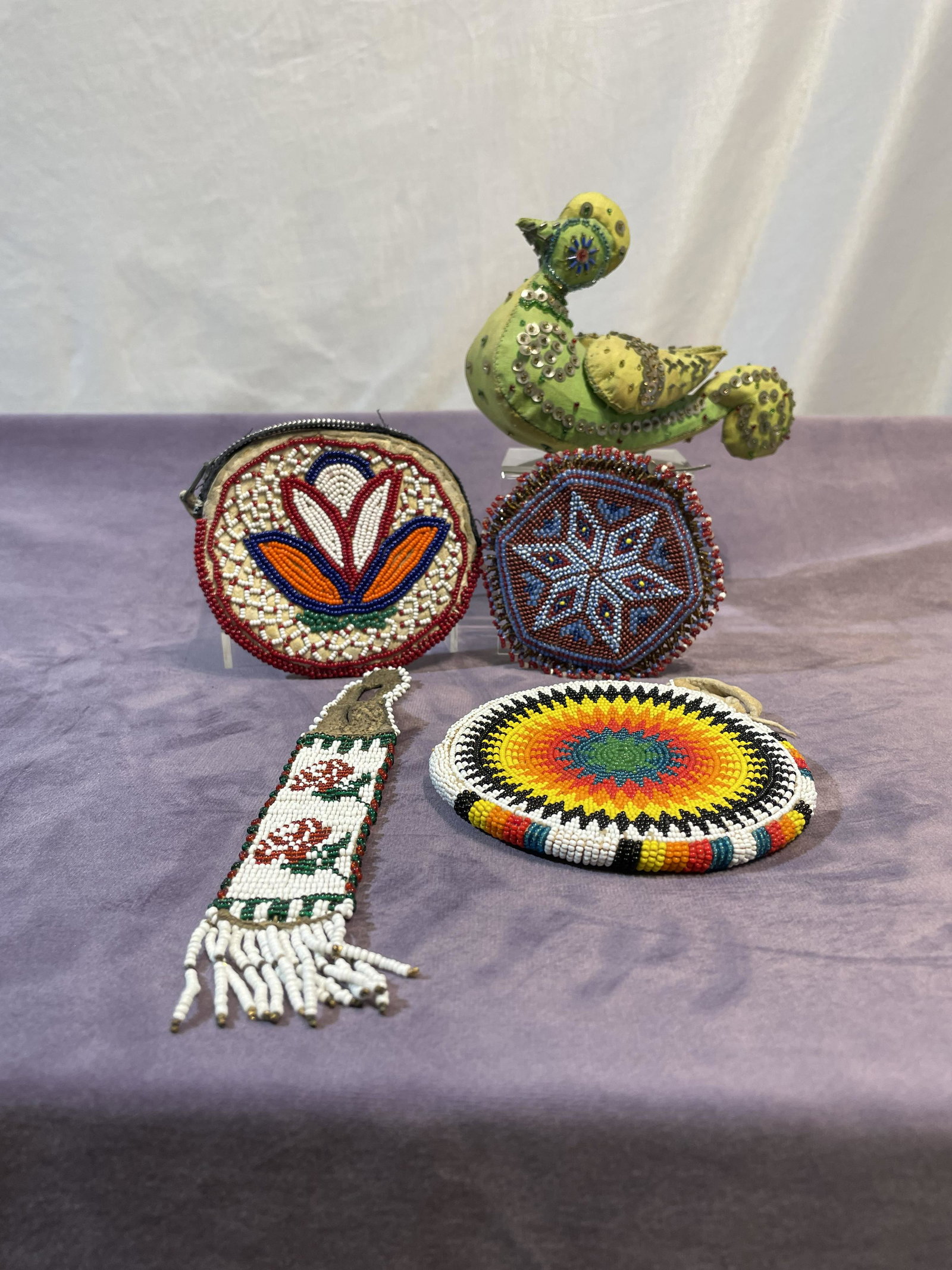 Collection Native American Tribal Beaded Purses & (1 of 7)