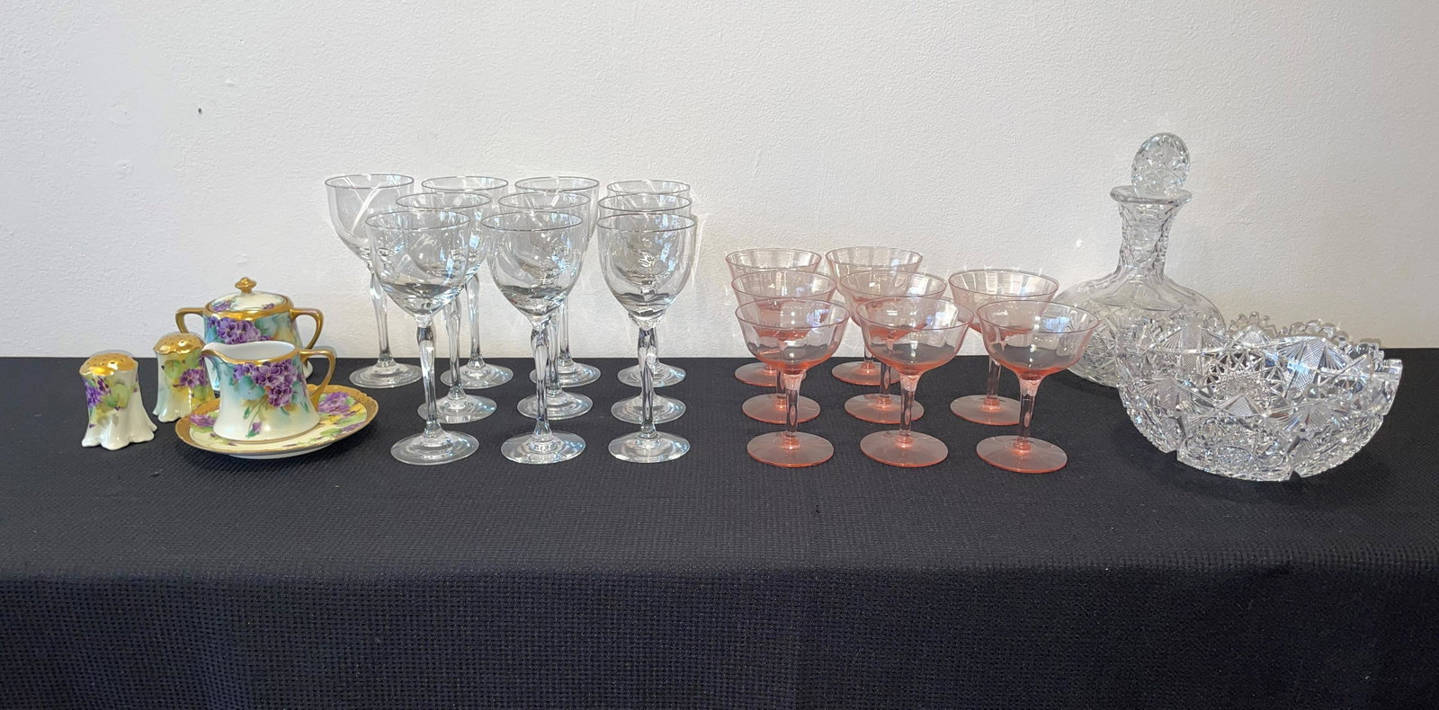 Collection Hawkes Decanter Lenox Wine Glasses & More: ----