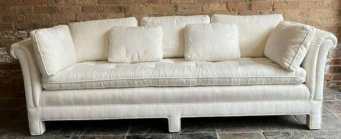Custom White Post Modern Sofa (1 of 5)