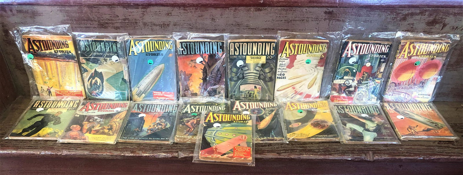 17 Astounding Science Fiction Magazines 1930s (1 of 4)