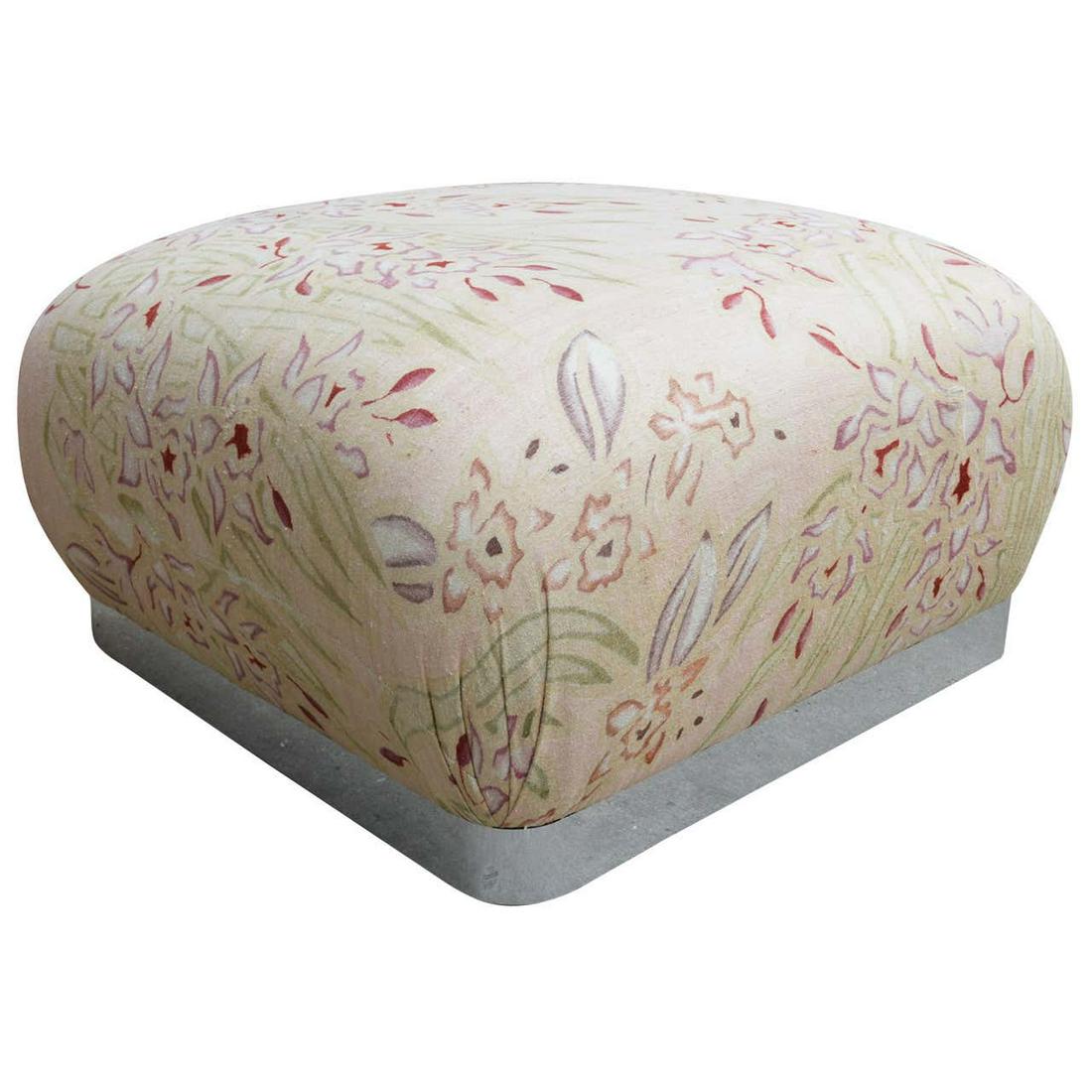 Karl Springer Style Large Pouf (1 of 3)