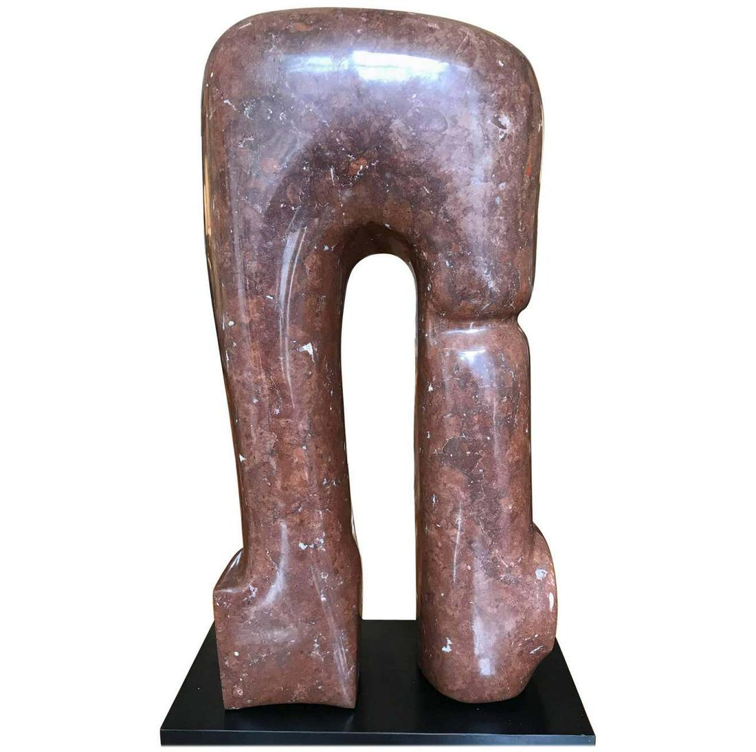 Monumental Abstract Marble Stone Sculpture by Minoru (1 of 8)