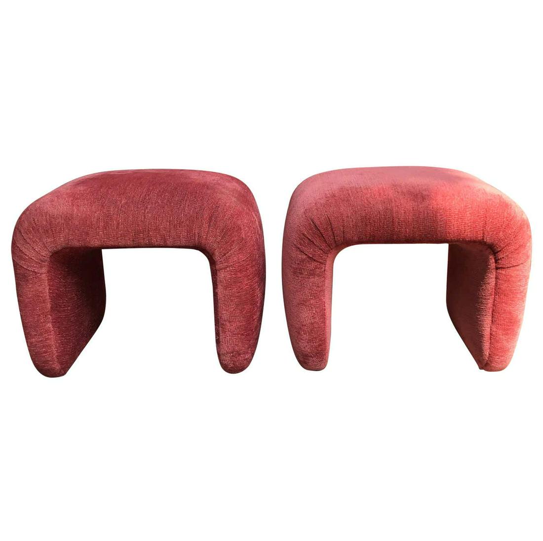 Pair of Waterfall Ottoman by Directional (1 of 4)