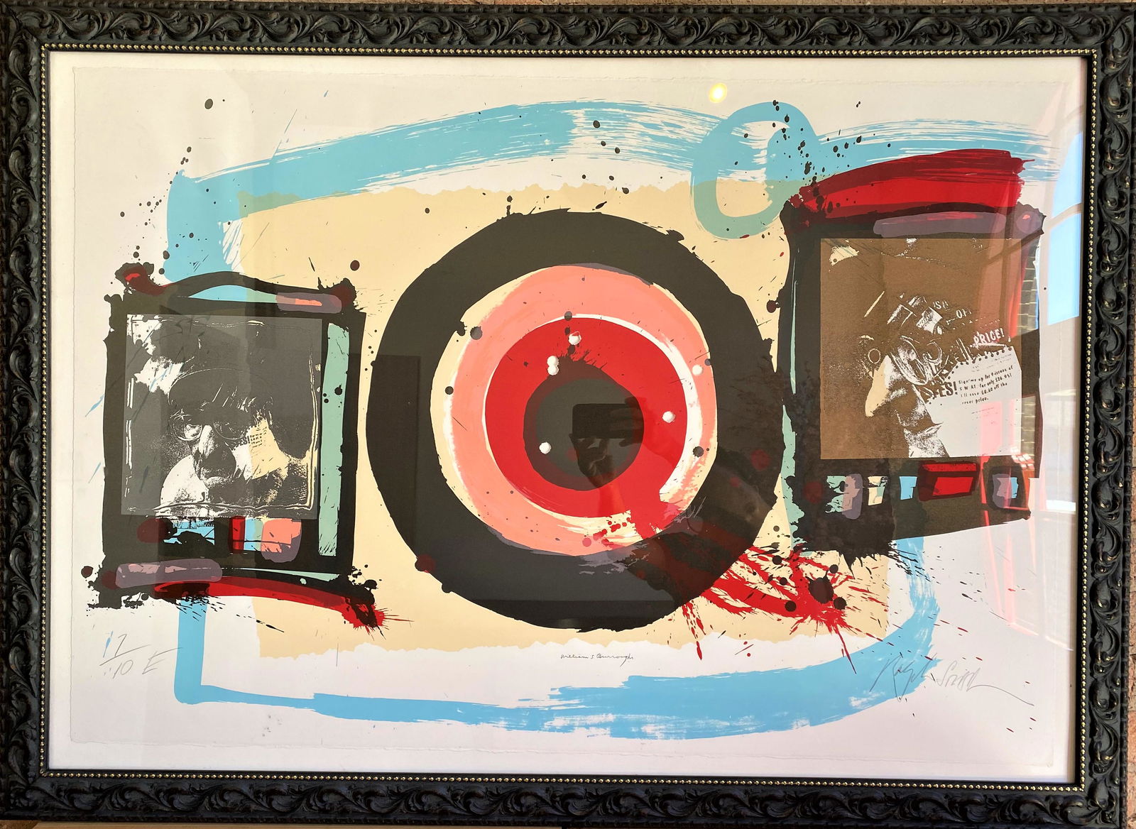 Ralph Steadman William S Burroughs Signed Lithograph, (1 of 11)