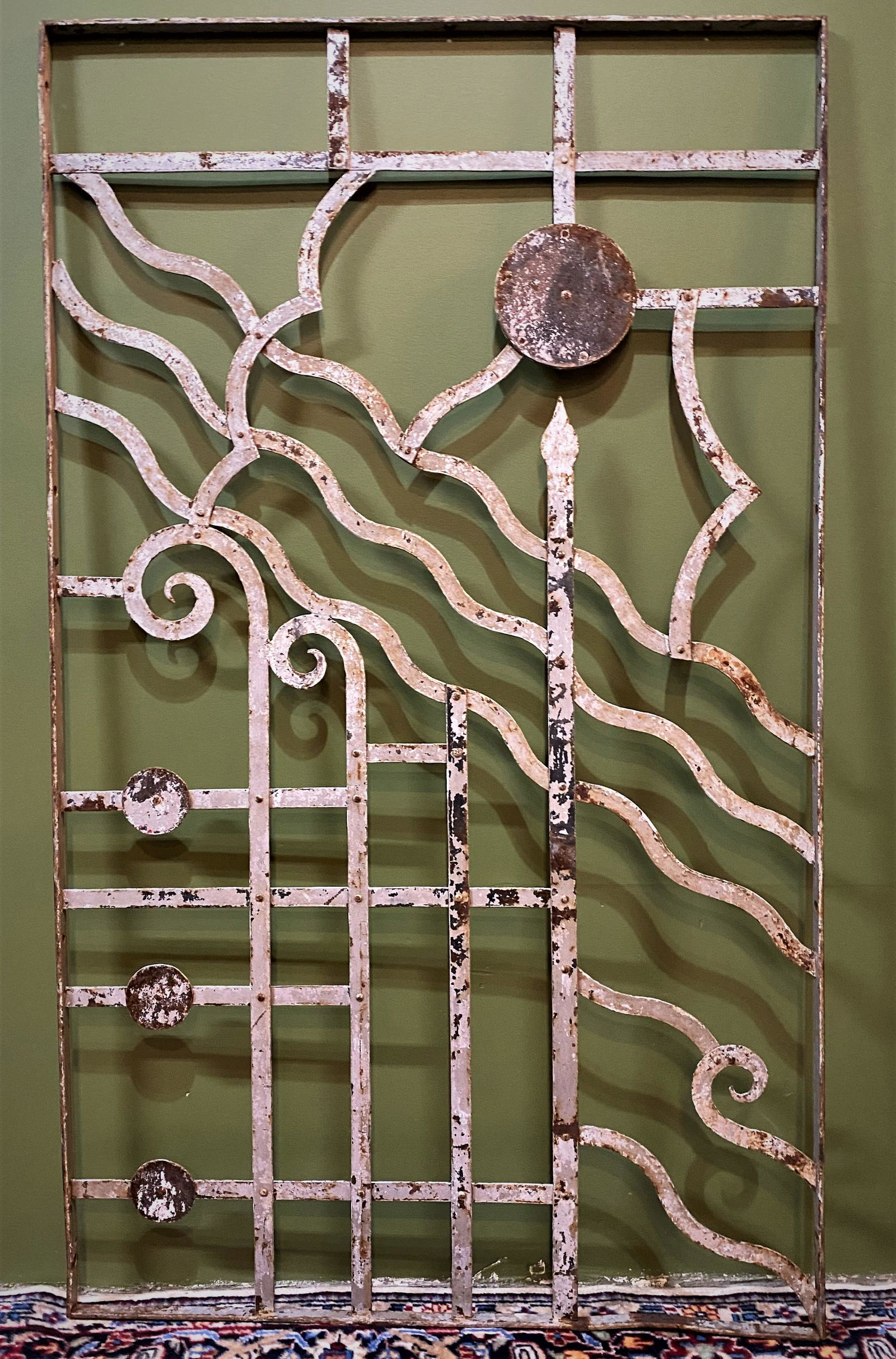 French Art Deco Architectural Fence Panel (1 of 4)