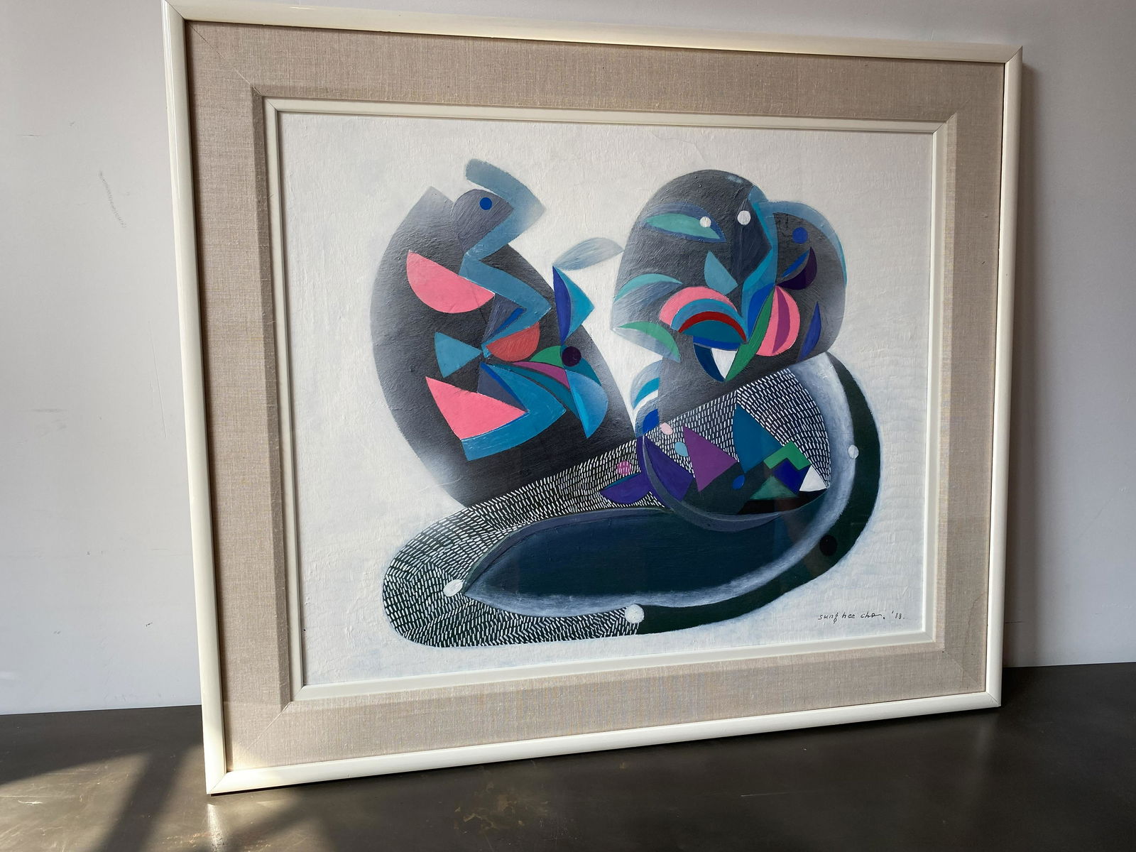 Sung Hee Cho Post Modern Oil on Canvas Painting (1 of 7)