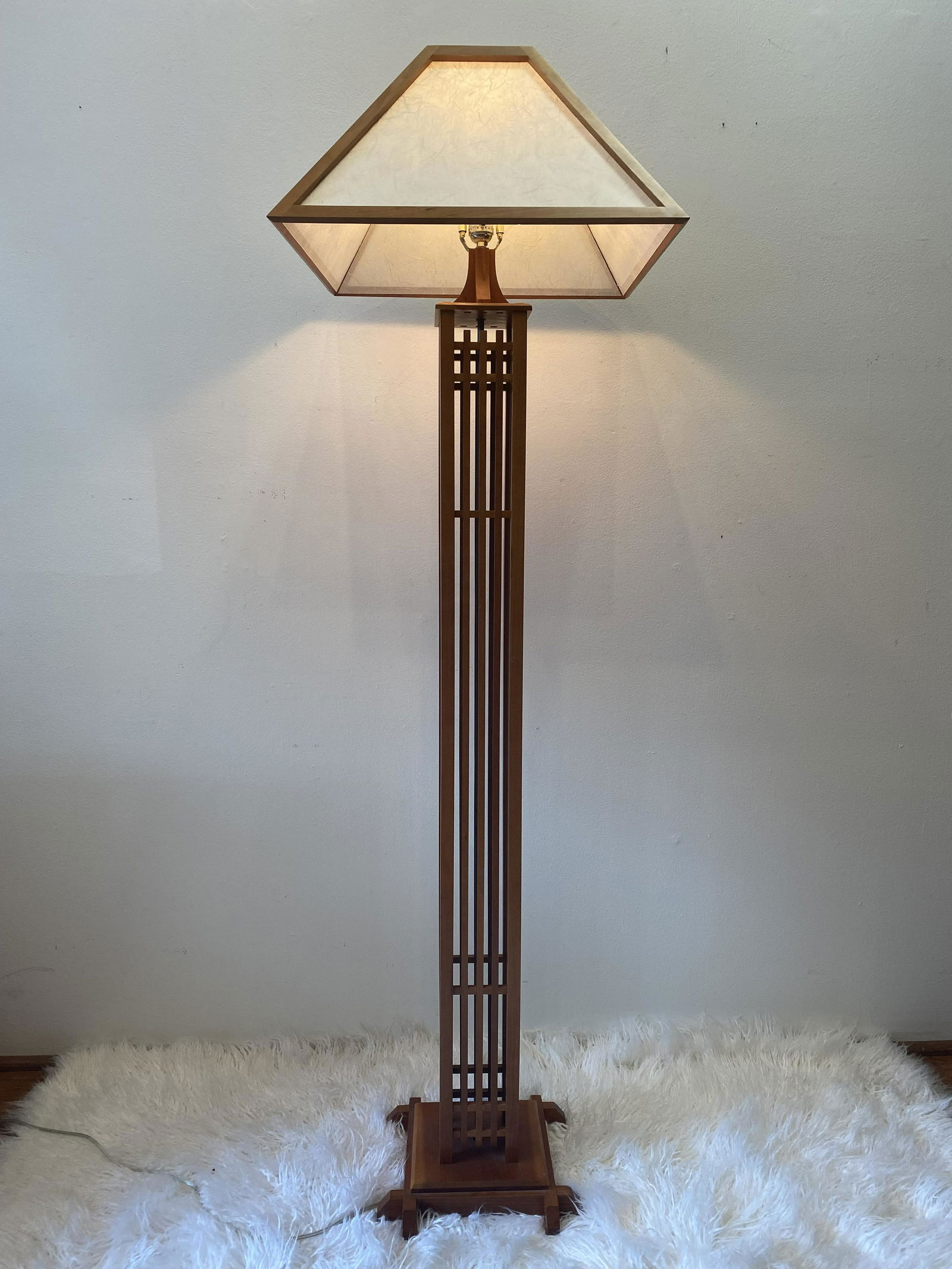 Arts and Crafts Style Floor Lamp Cherry Tree Designs (1 of 8)