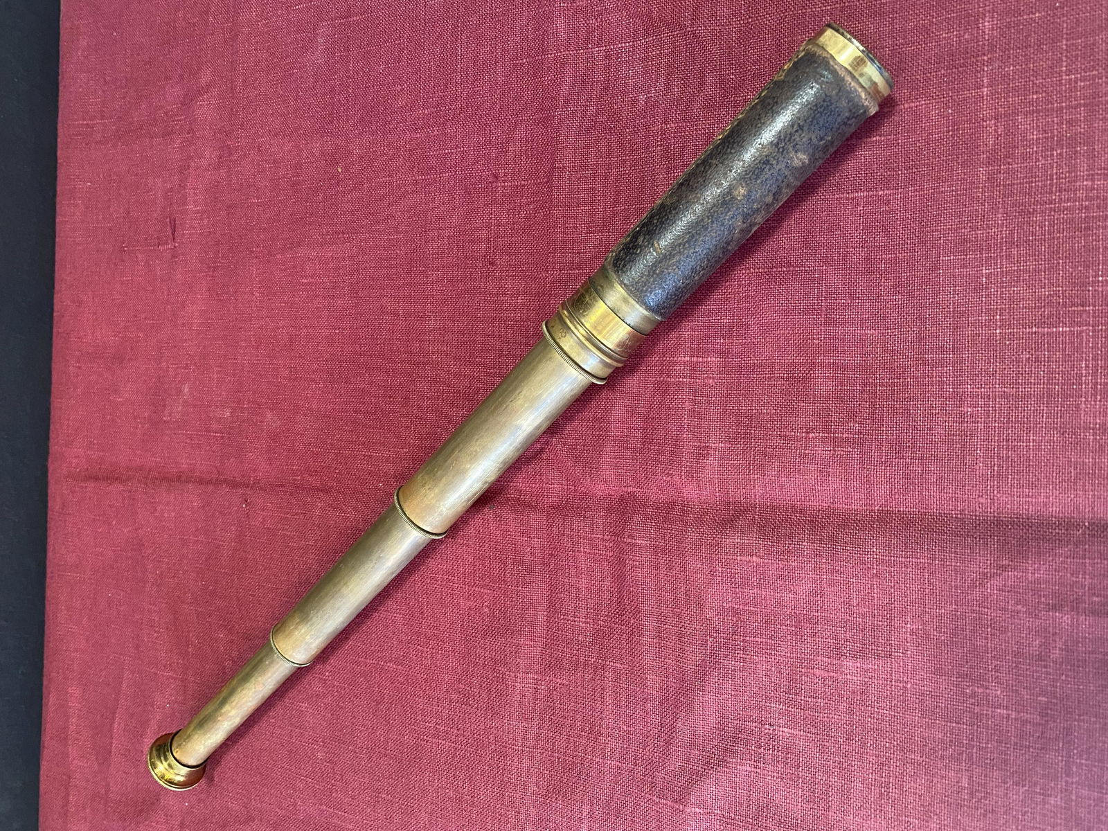 Antique Brass Spy Hand Held Telescope (1 of 7)