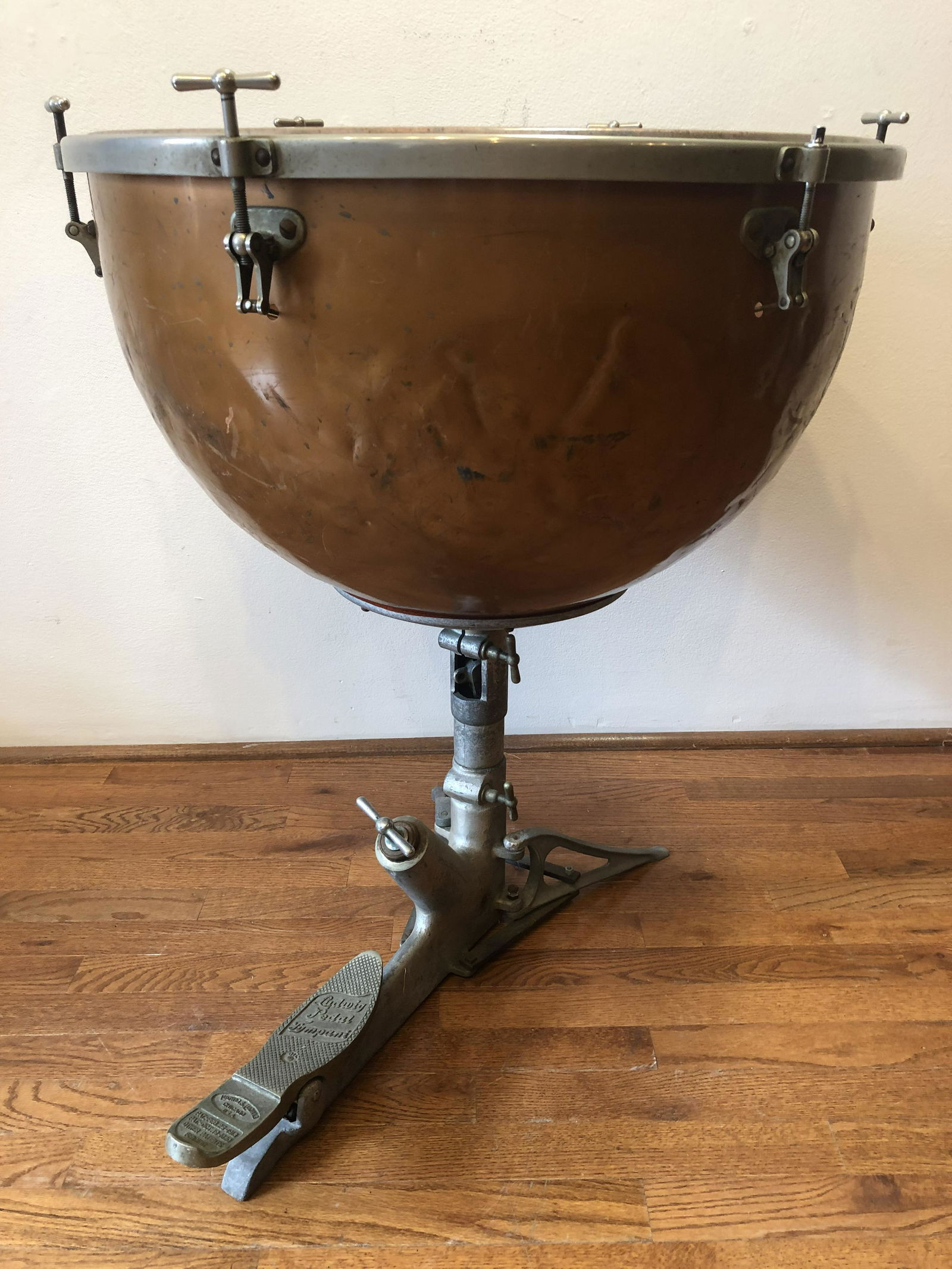 Copper Timpani Drum Remo Ludwig (1 of 2)