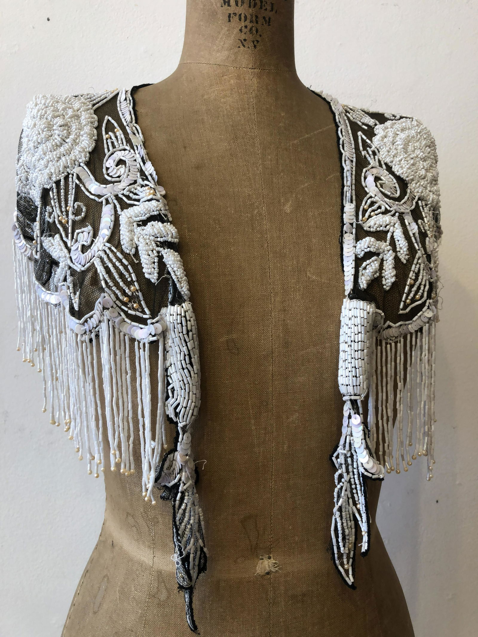 Vintage Beaded Shawl (1 of 3)