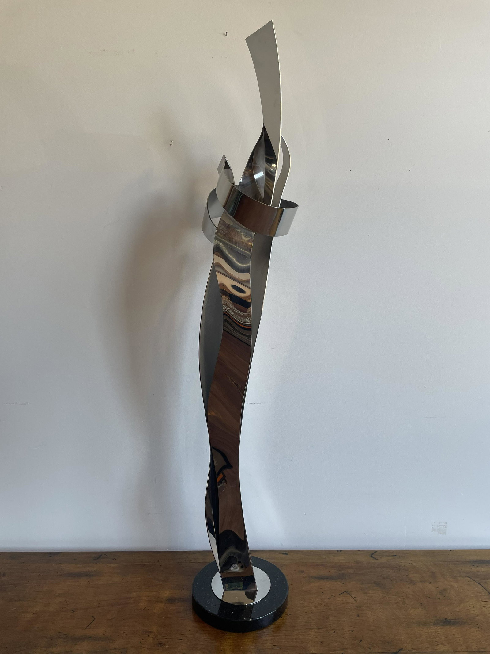 Alex Kveton Daffodil Sculpture 1/10: Signed and Numbered 1/10 ; 44in T x 9in W
