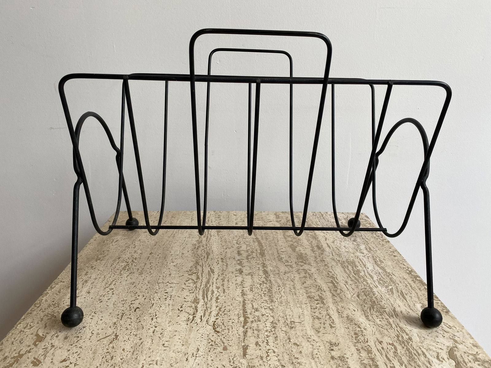 Mid Century Wire Magazine Rack (1 of 3)