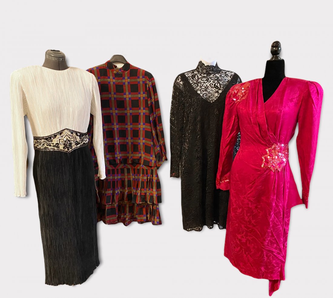 Collection 4 Vintage 1980s Dresses STANLEY PLATOS NUIT (1 of 11)