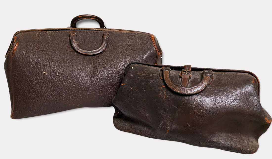 Vintage Leather Doctors Bags (1 of 6)