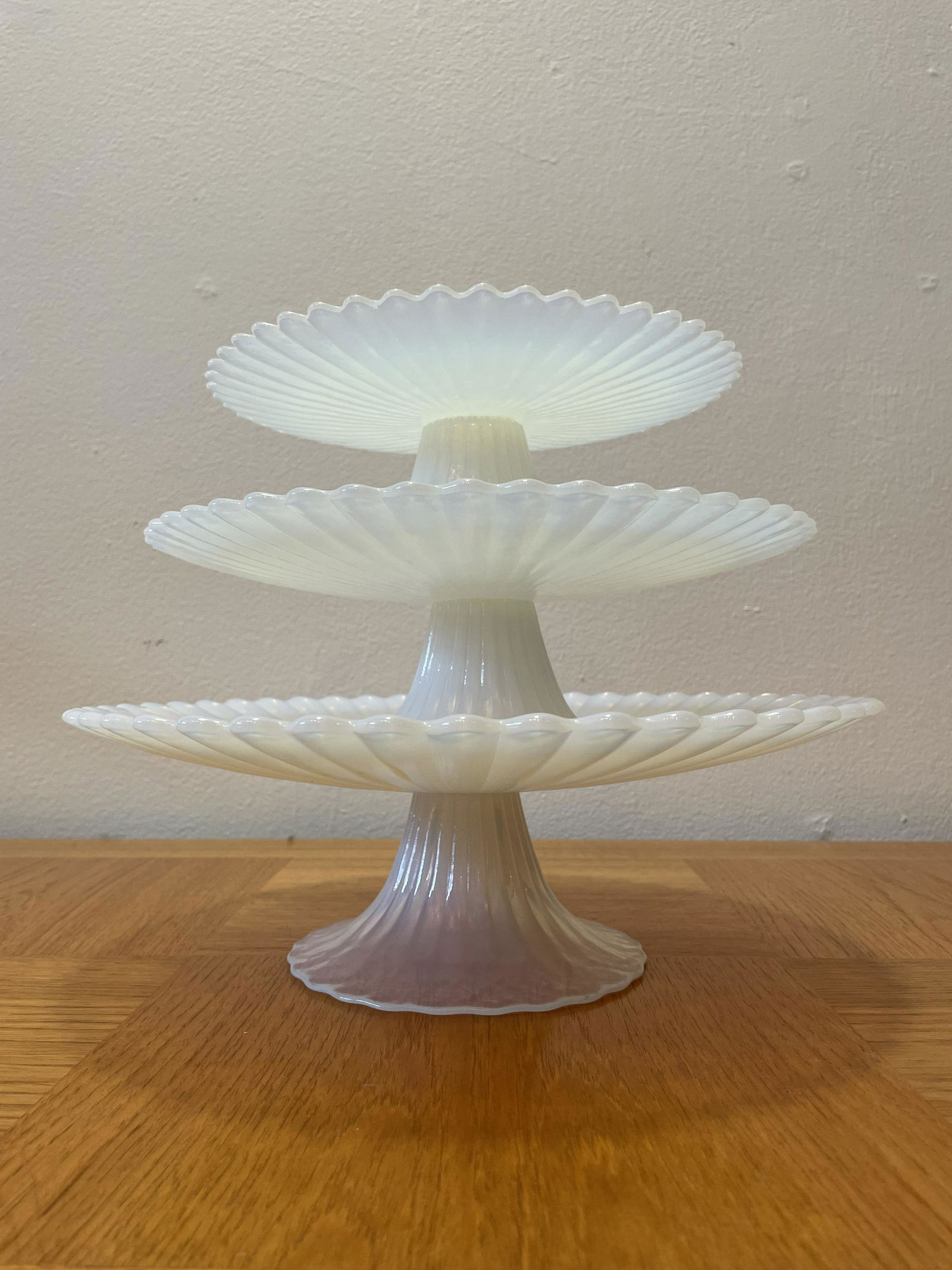 Set 3 Yalo Casa Murano Glass Cake Plates (1 of 5)