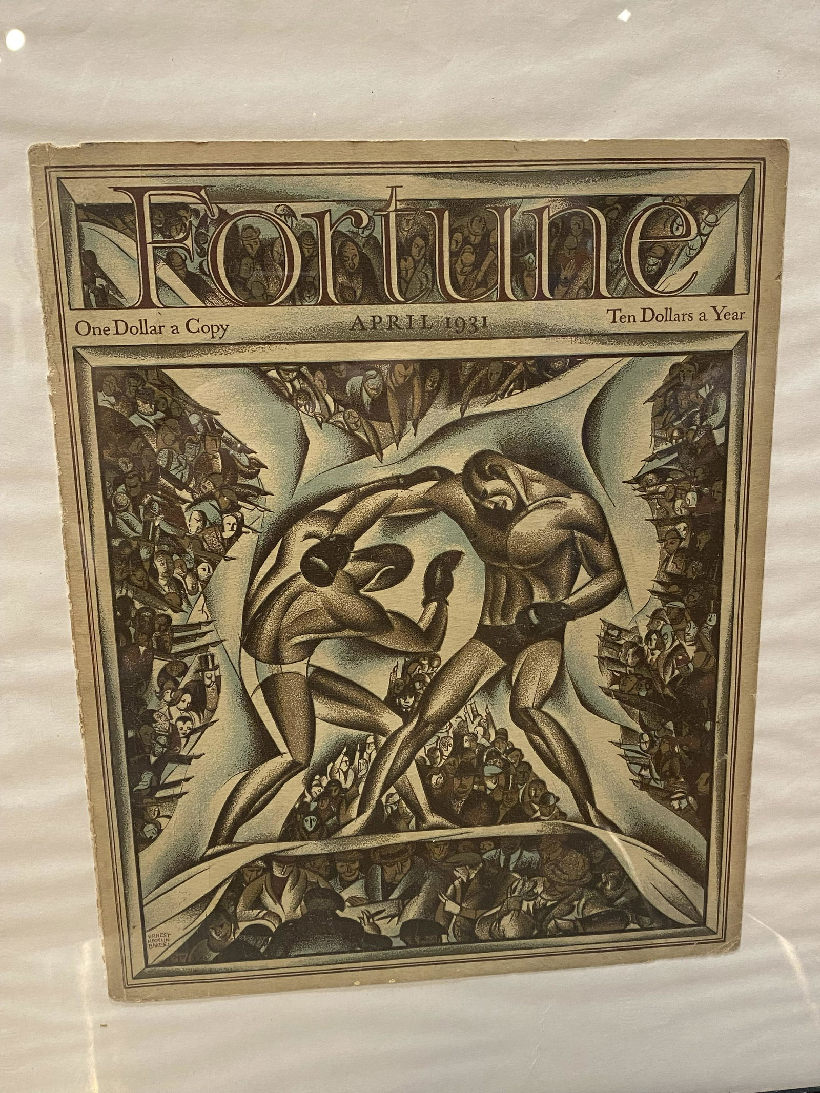 Ernest Hamlin Baker Cover of Fortune Magazine Boxing (1 of 5)