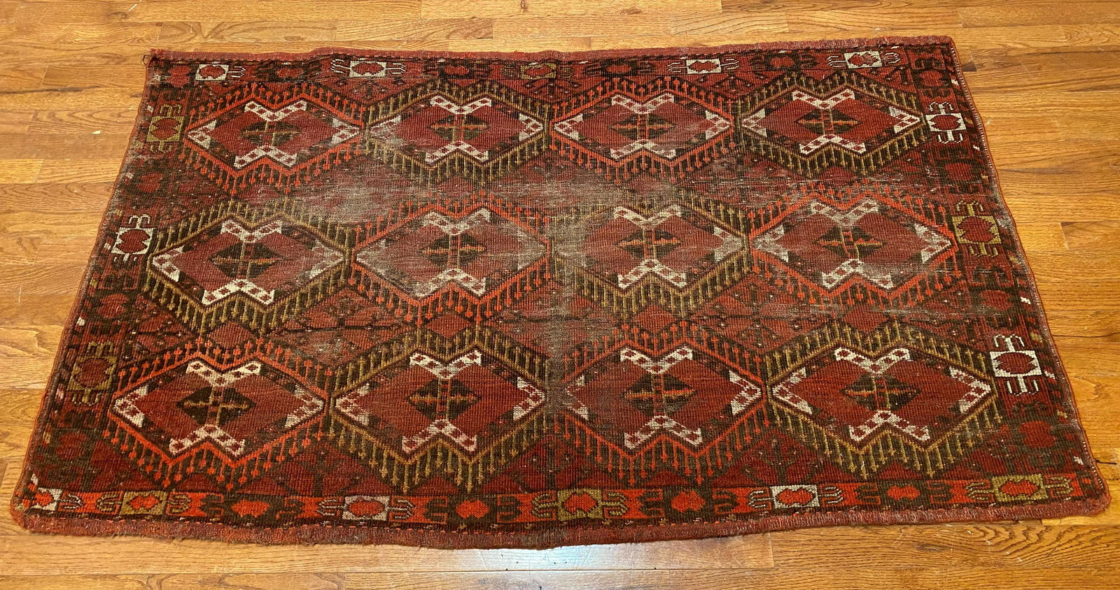 Antique Hand Knotted Oriental Rug (1 of 7)