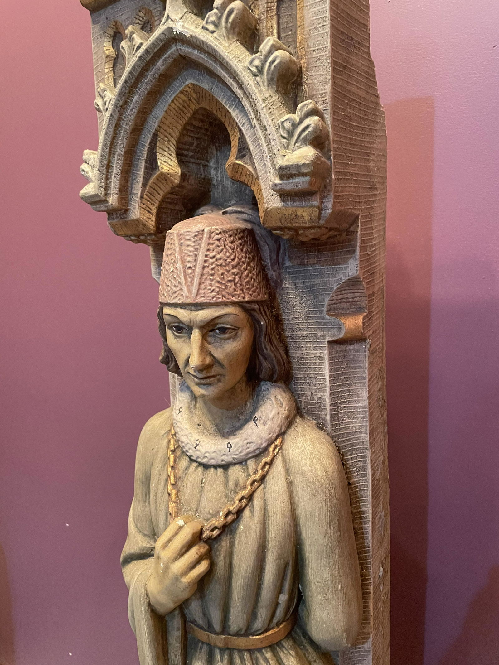 Gothic Architectural Figural Element of a Man (1 of 5)