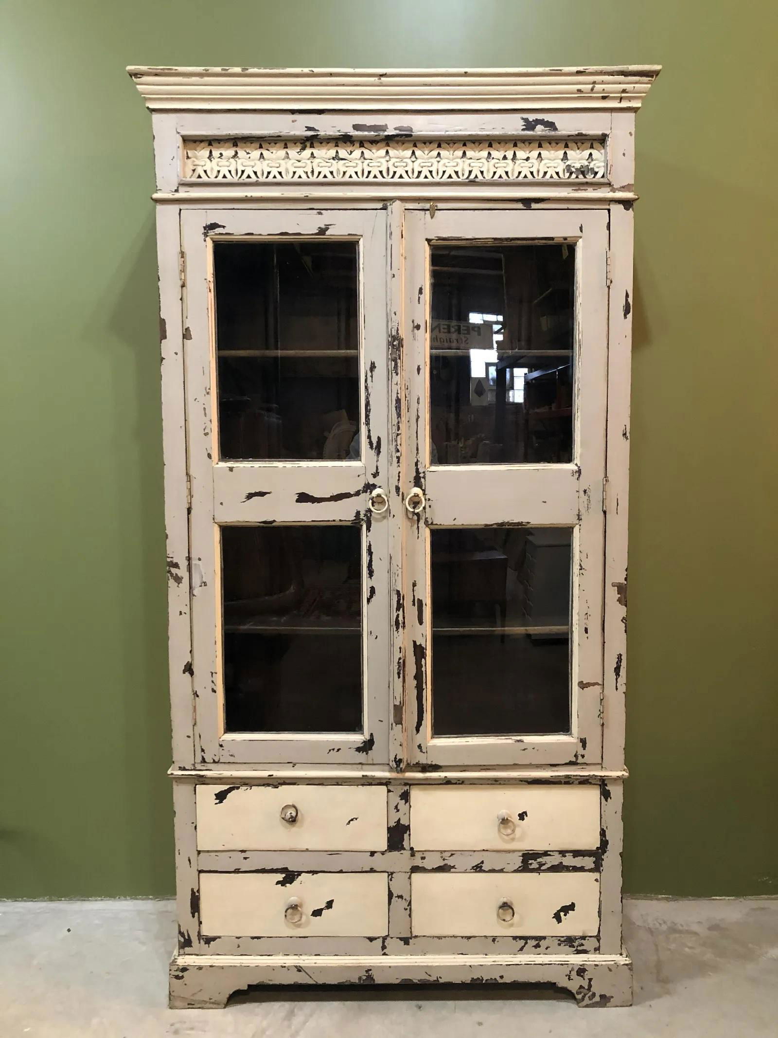Farmhouse Hand painted Cupboard (1 of 8)