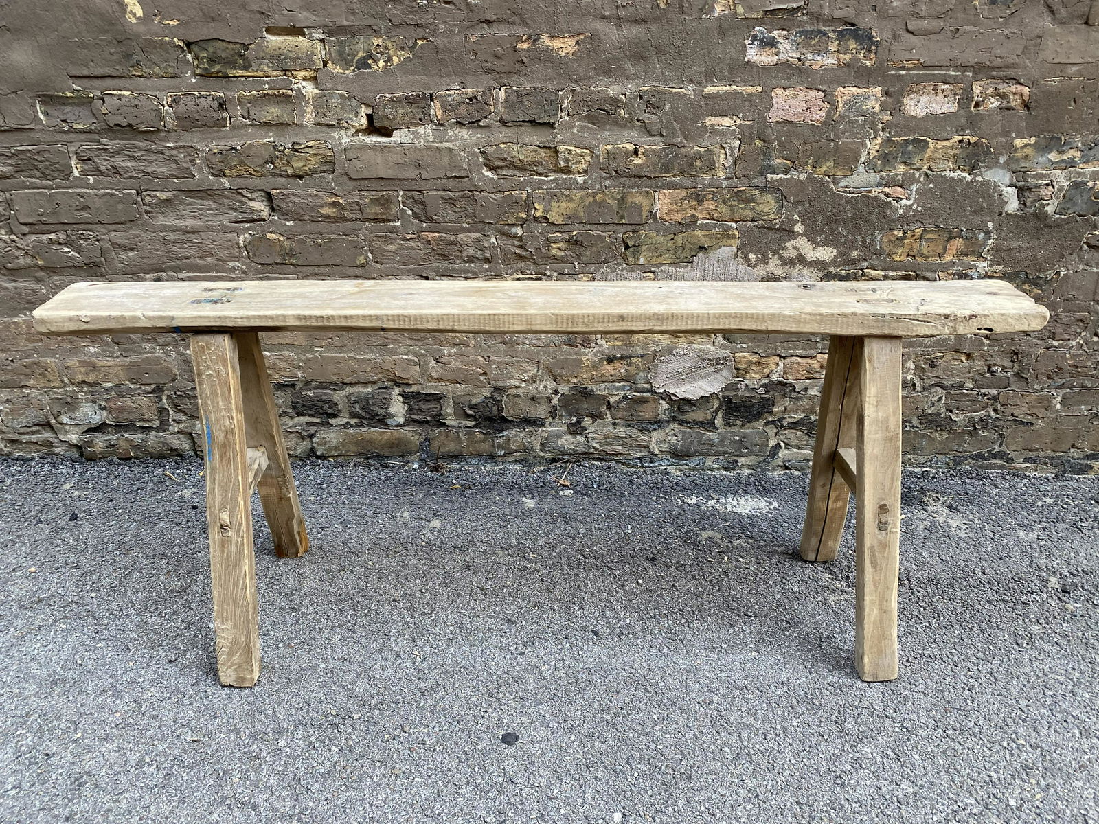 Chinese Elm Narrow Bench (1 of 5)